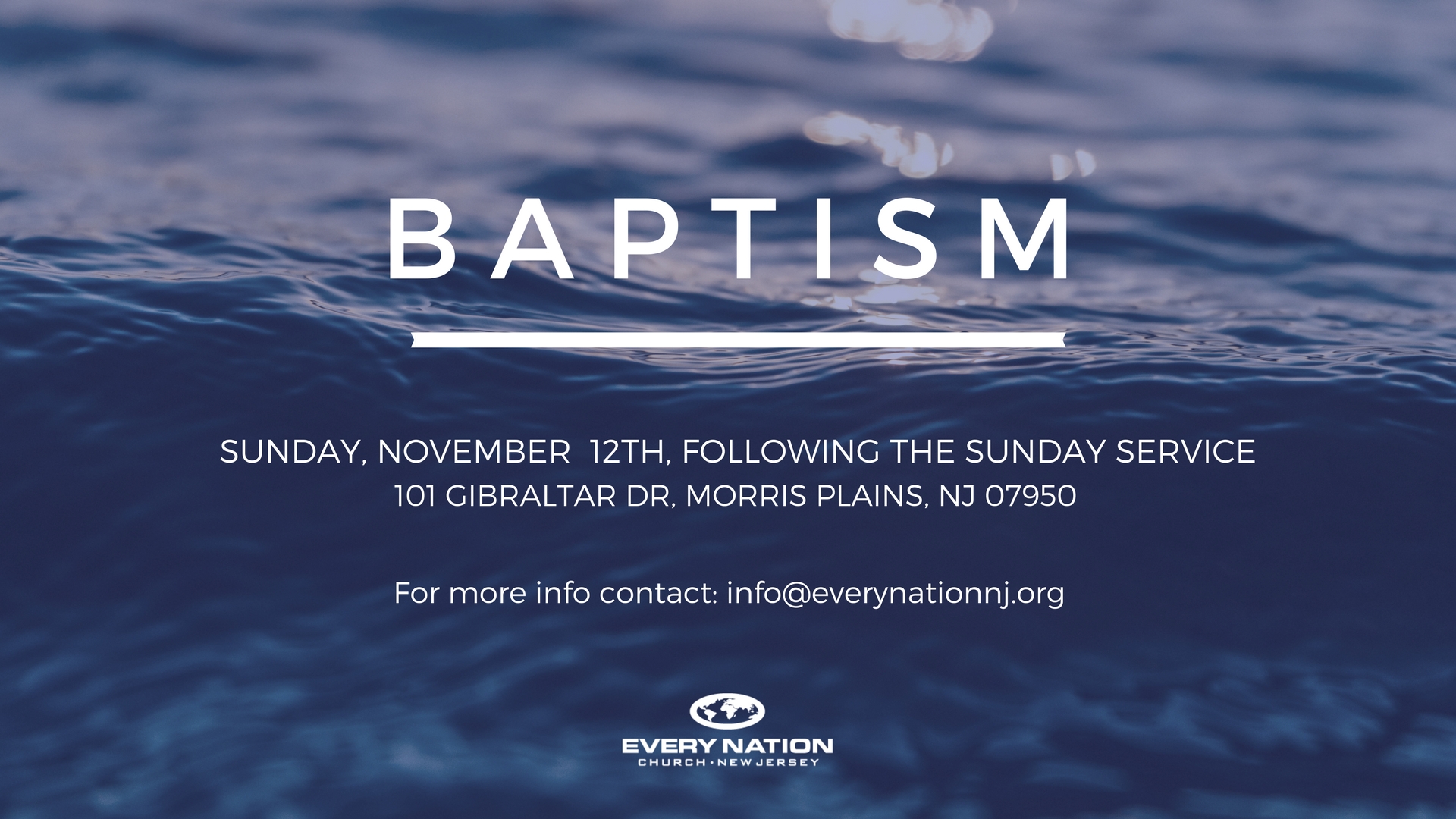 Water Baptism | Every Nation Church, New Jersey