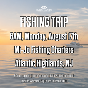 Fishing Trip flyer, free for ages 14 and under