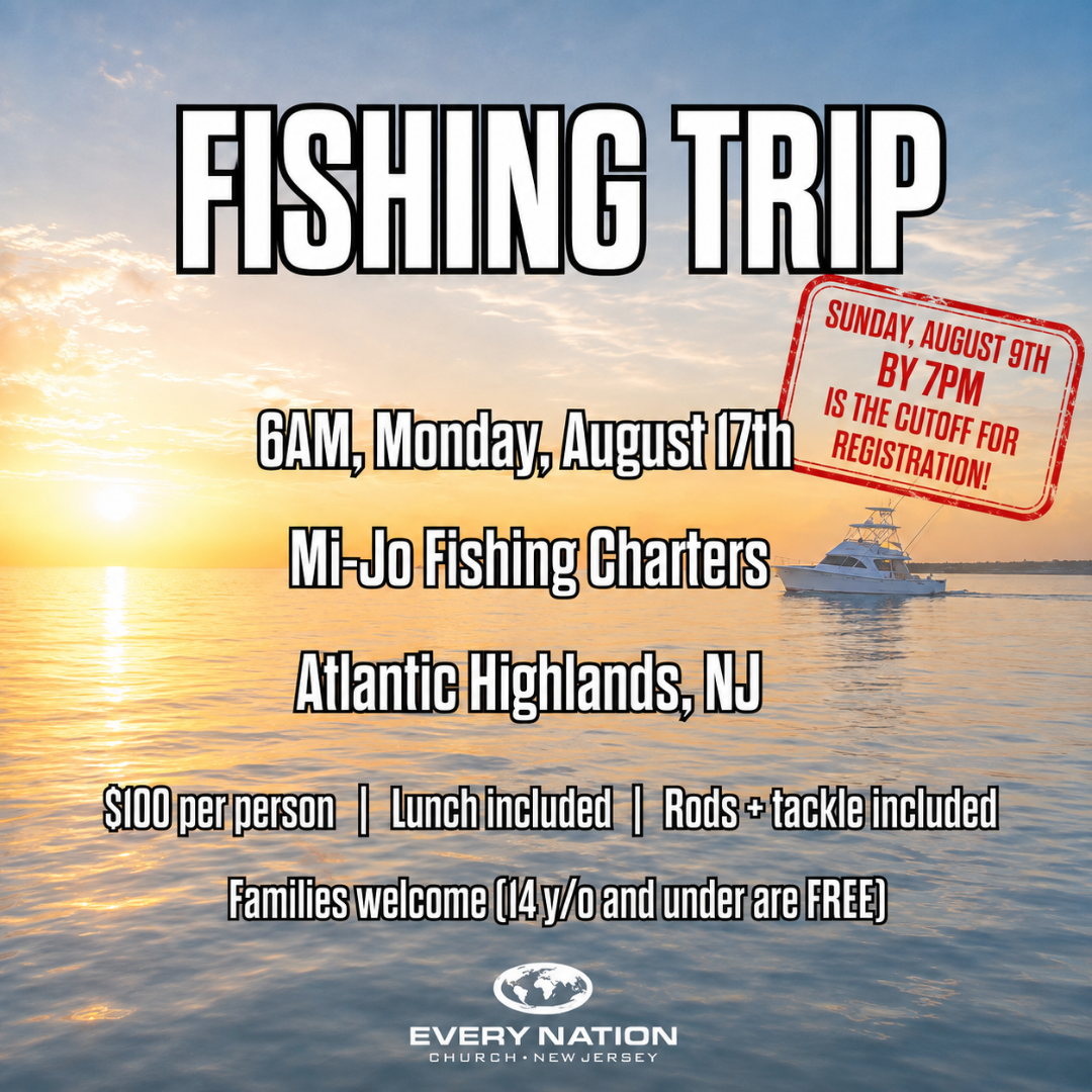 Fishing Trip flyer, 6am Monday August 17, Mi-Jo Fishing Charters, Atlantic Highlands NJ, $100 per person